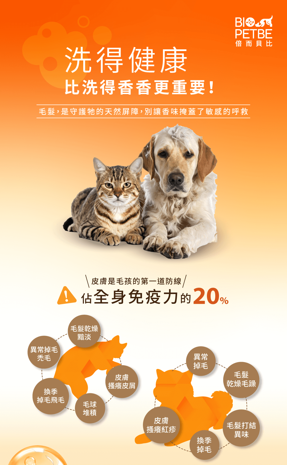 【BIO PETBE】倍而貝比 毛可蓬洗毛劑