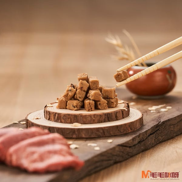 【毛毛咪呀】毛孩乾杯 牛舌燕麥角切60g