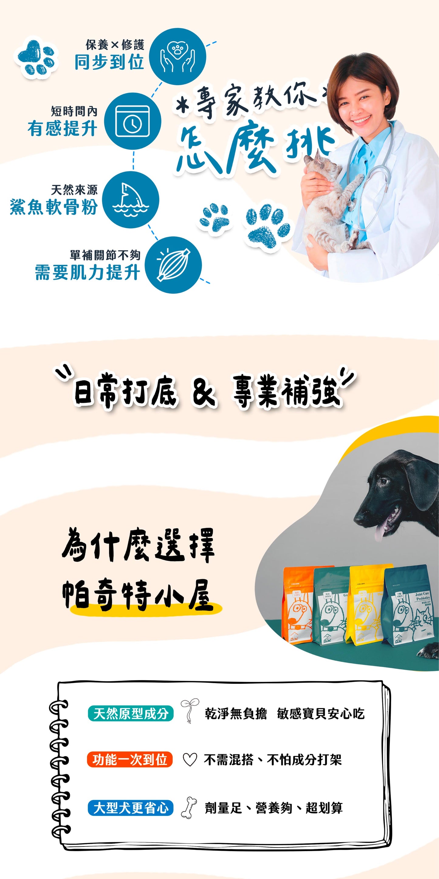 【帕奇特小屋】骨溜溜小日子｜關節保健（犬貓適用）