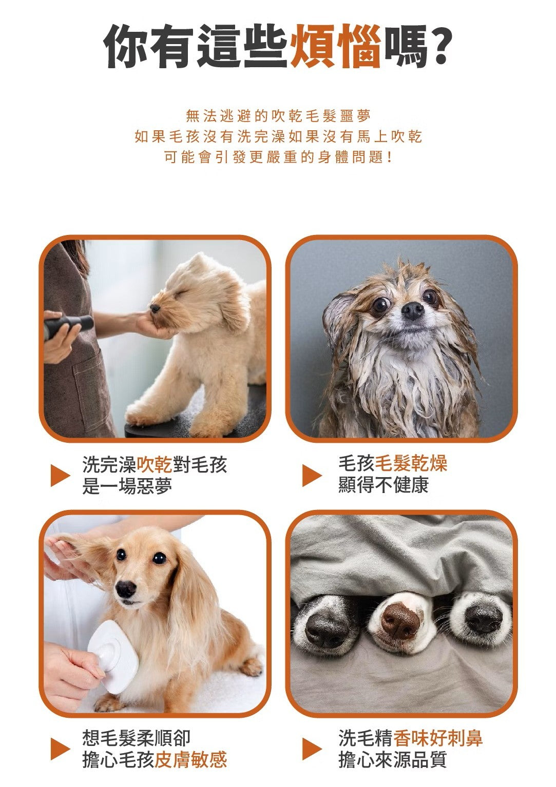 【毛毛咪呀】柔亮潤毛快乾噴霧250g